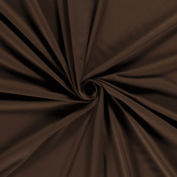 Jersey fabric Dark Brown 