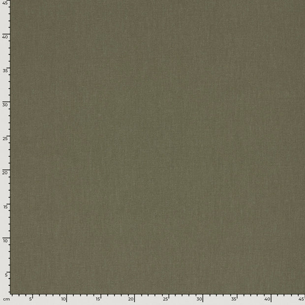 Aspect Lin tissu Unicolore Vert foncé