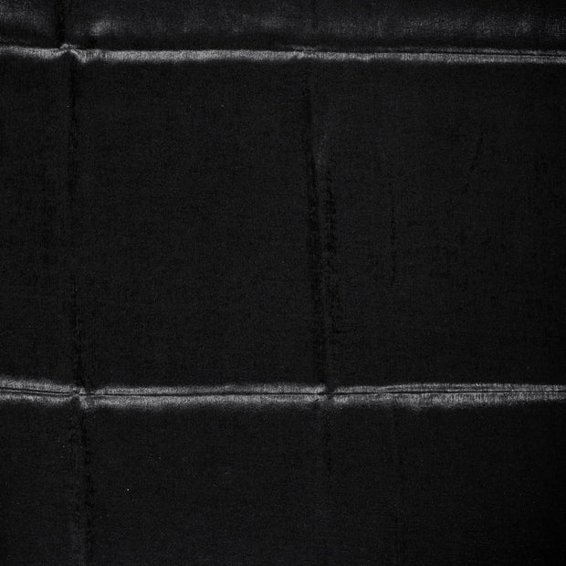 Satin tissu Noir scintillant 