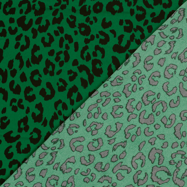 Sergé Extensible tissu léopards 
