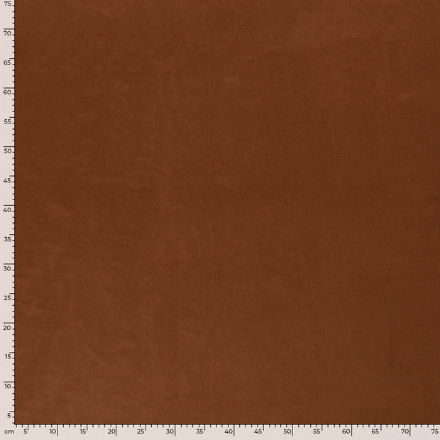 Suede Wildleder-Imitat fabrik Uni Braun