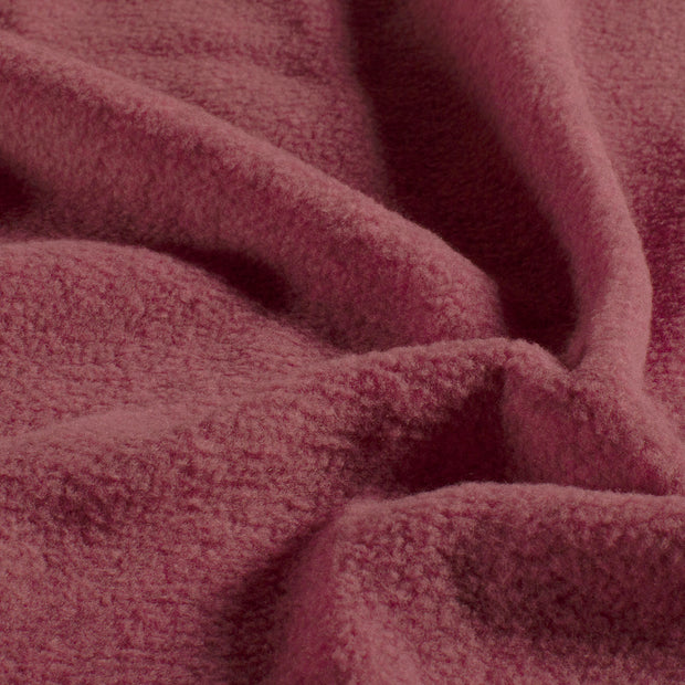 Polaire tissu Melange Vieux rose