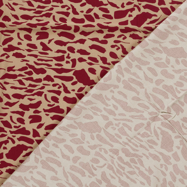 Sergé de Viscose tissu Abstrait imprimé 