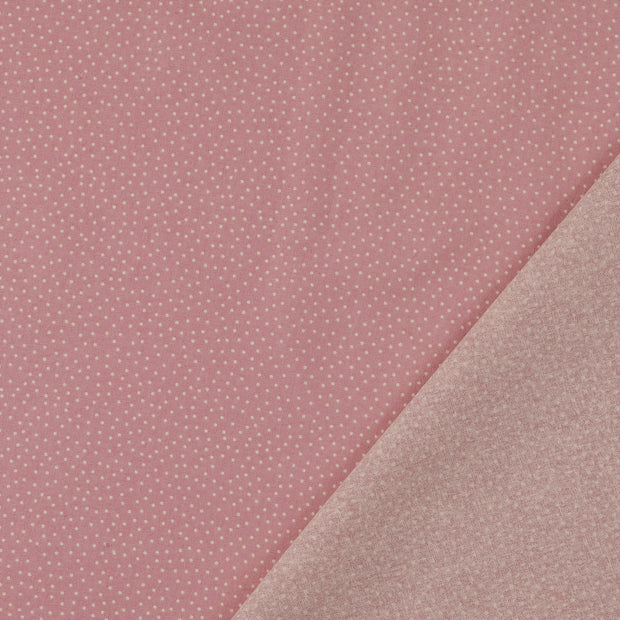 Cotton Poplin fabric Old Pink printed 