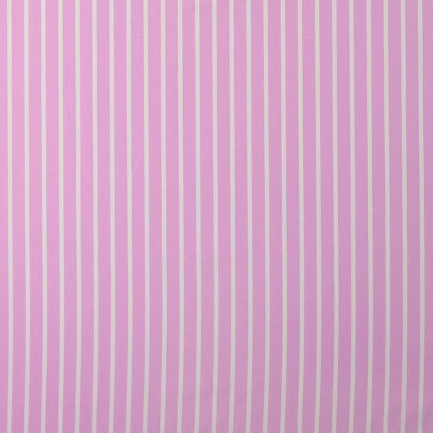 CO Popeline fabrik Streifen Rosa