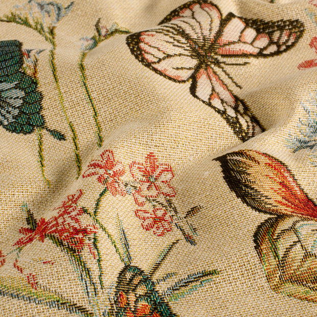 Gobeline fabrik Schmetterlinge Beige