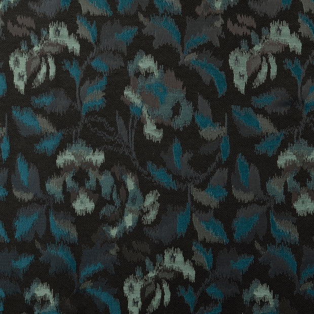 jacquard tissu animaux Bleu Canard