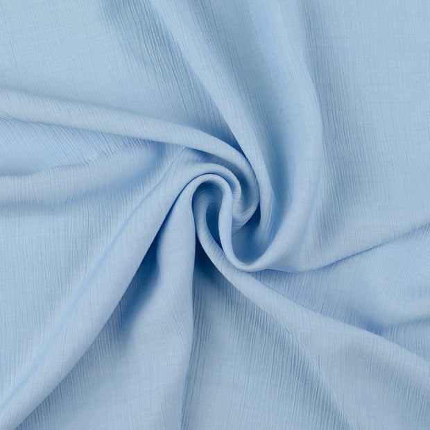 Viscose Poplin fabrik Hellblau 