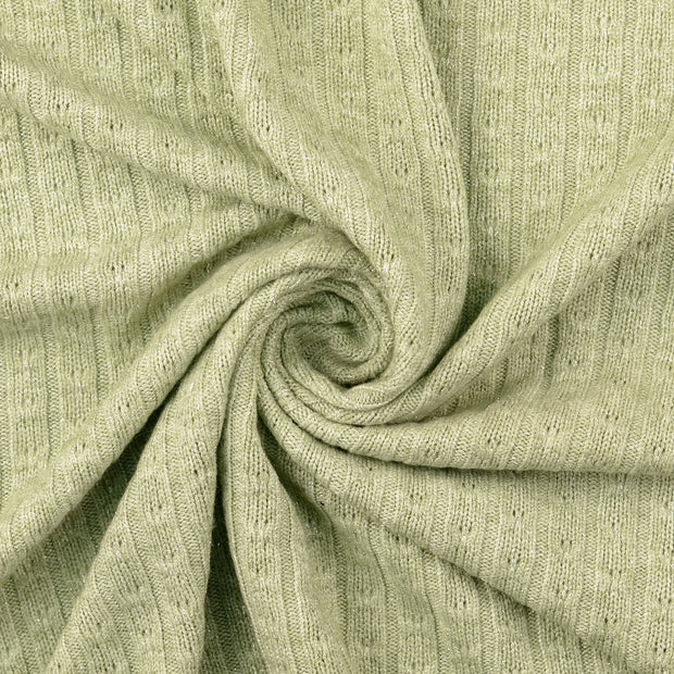 Heavy Knit tissu Menthe foncée 