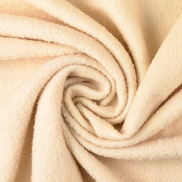 Wool Boucle fabric Nude 