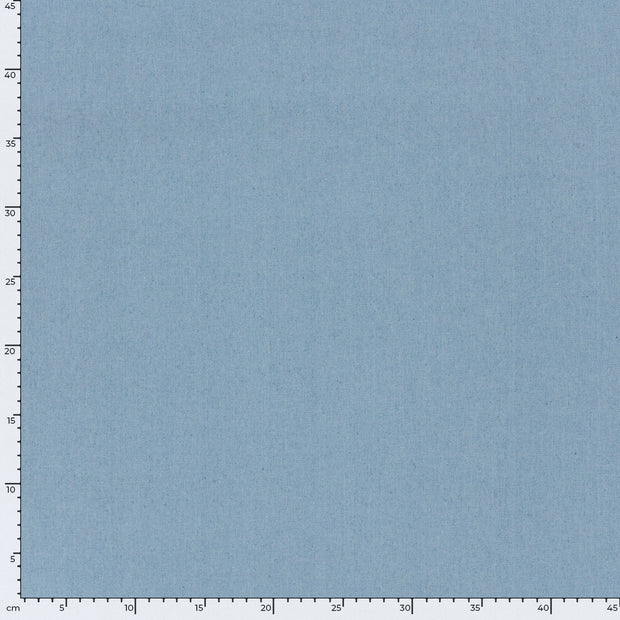 Denim fabric Unicolour Baby Blue