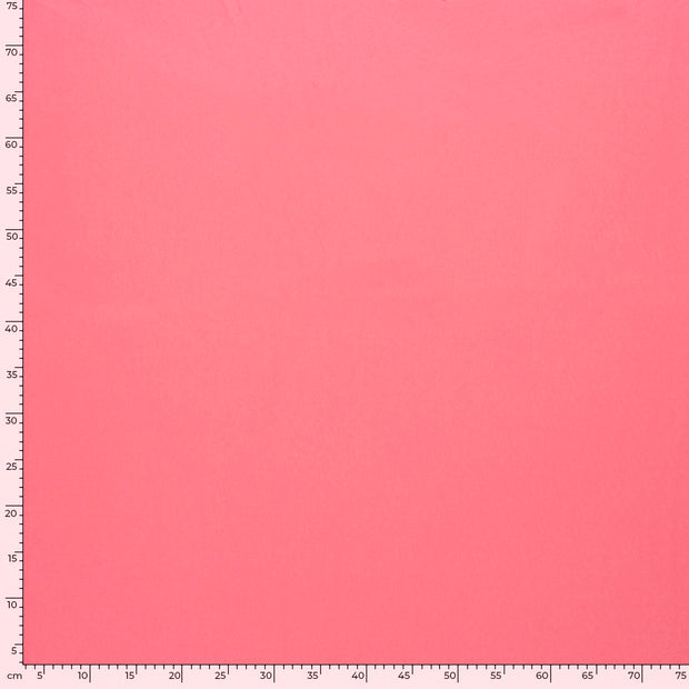 Moss Crêpe fabric Unicolour Coral