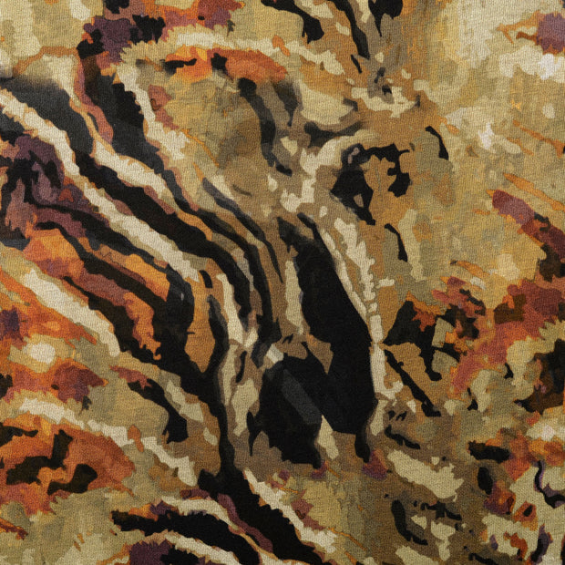 Baumwolle Jersey fabrik Camouflage Ocker
