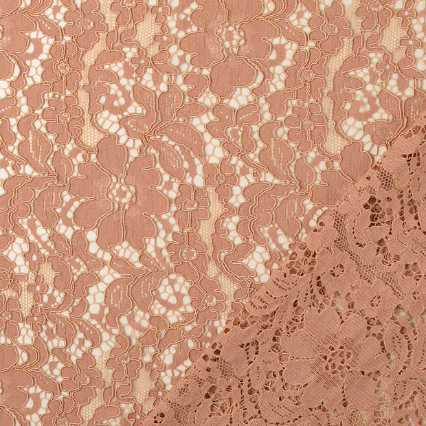 Lace fabric Watermelon embroidered with border 