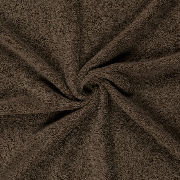 Frotté tissu Marron 