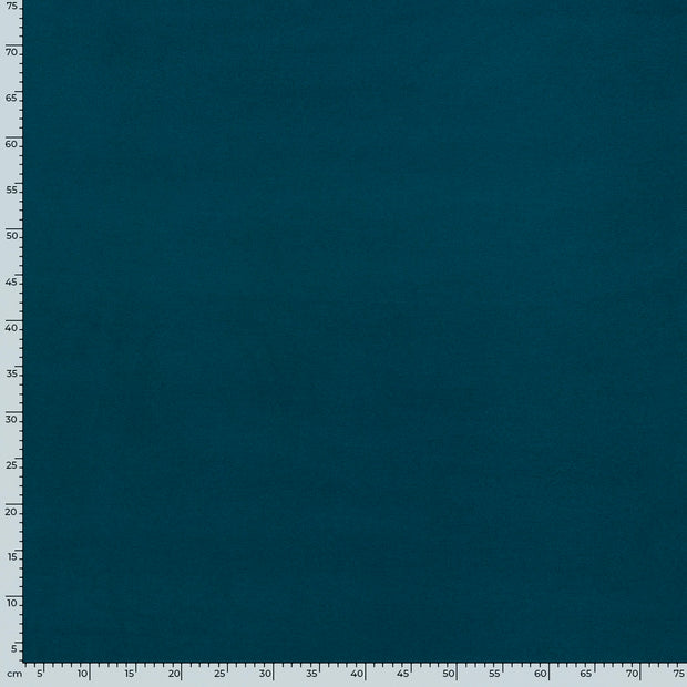 Mantel Wool Touch fabrik Uni Petrol