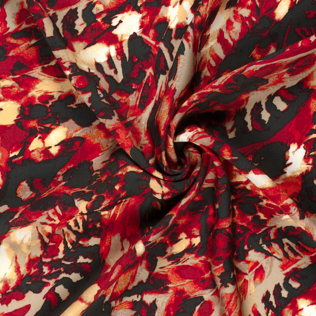 Woven Polyester fabric Bordeaux 