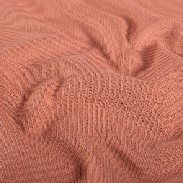 Cuff Material GOTS organic fabric Unicolour Old Pink