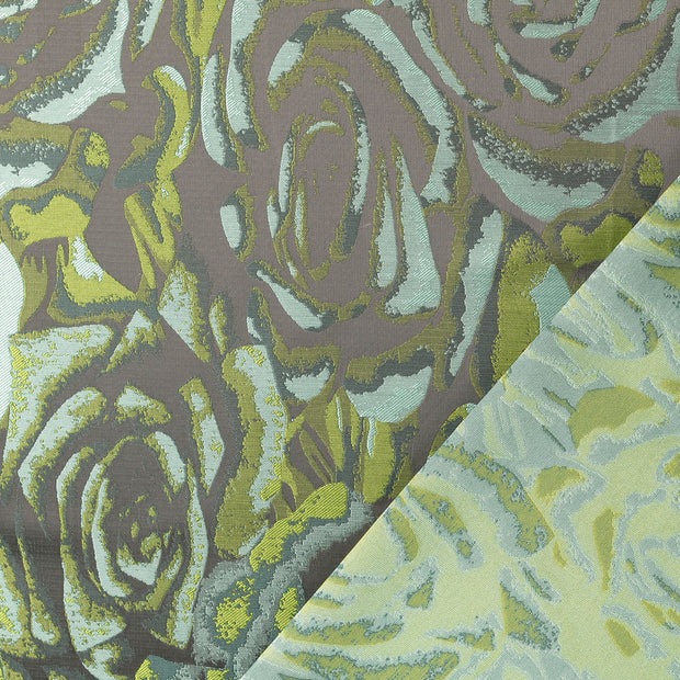 Jacquard tissu Vert Olive jacquard 