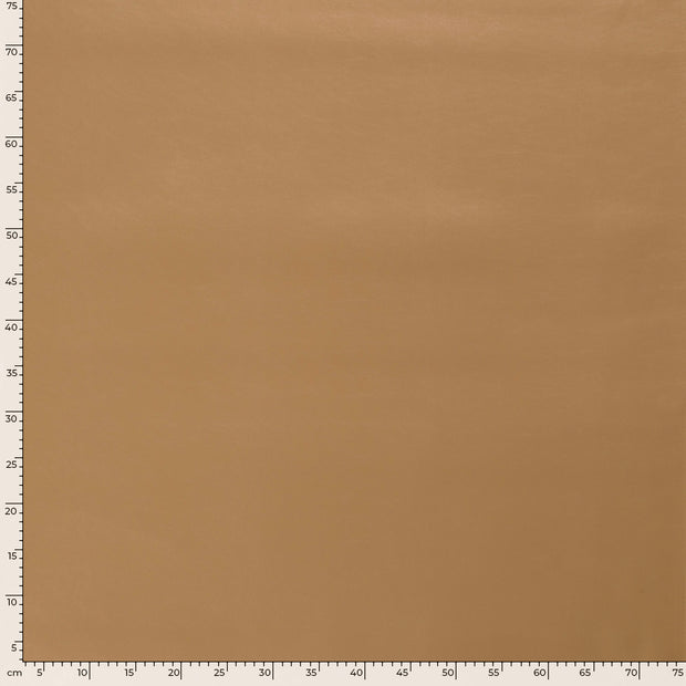 Artificial Leather fabric Unicolour Camel