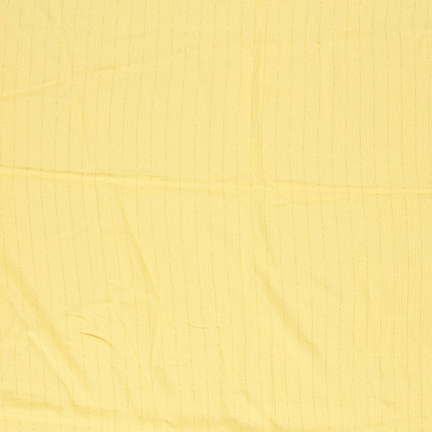 Crêpe tissu Jaune semi-transparent 