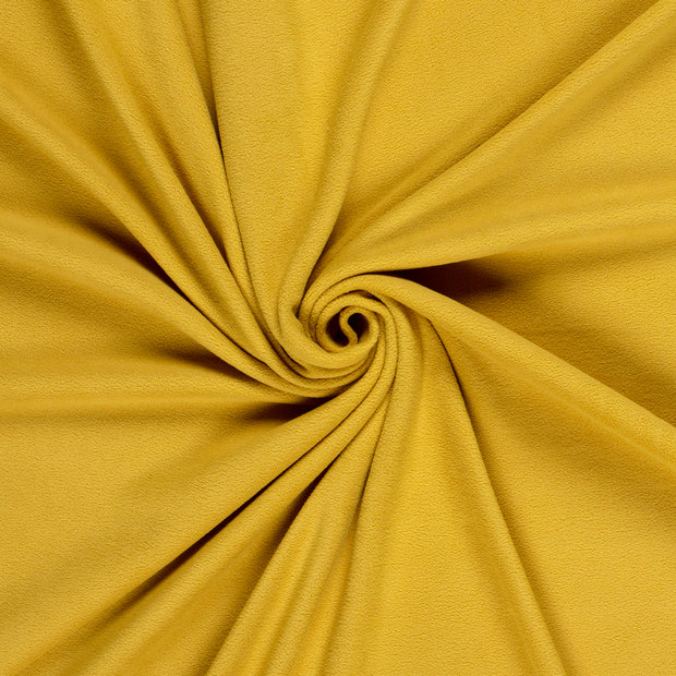 Microfleece fabric Oker brushed 