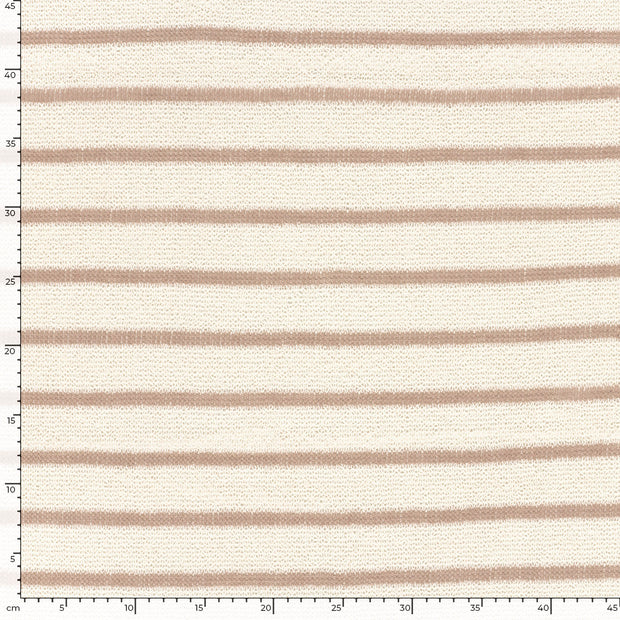 Jacquard fabrik Streifen Karamell