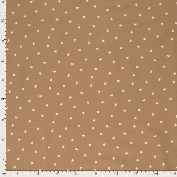  fabric Hearts Beige