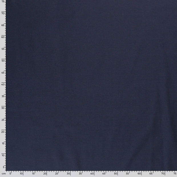 Cretonne fabric Unicolour Navy