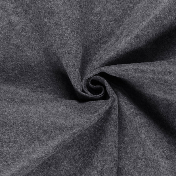 Felt fabric Dark Grey 