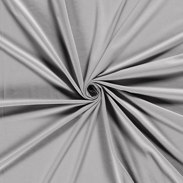 Jersey de Bambou tissu Gris 