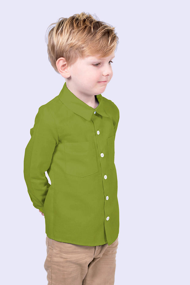 Bamboo Poplin fabric Unicolour Lime Green