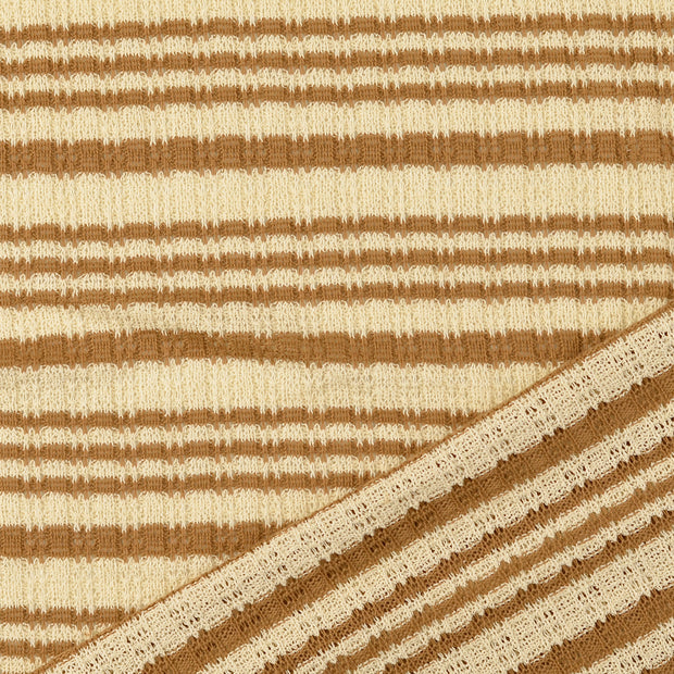 Heavy Knit fabric brown 