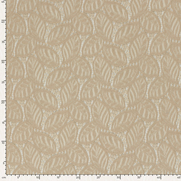 Chenille fabric Unicolour Beige