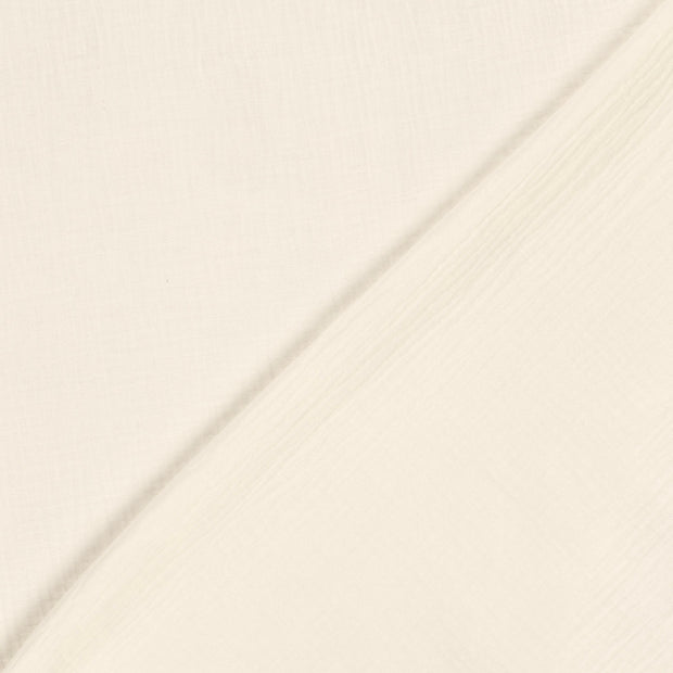 Double Gaze GOTS biologique tissu Unicolore 
