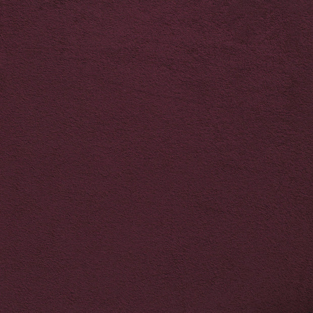 Frotté tissu bordeaux mat 