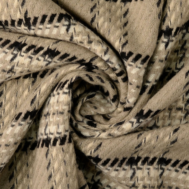 Mantel Wool Touch fabric Grey 