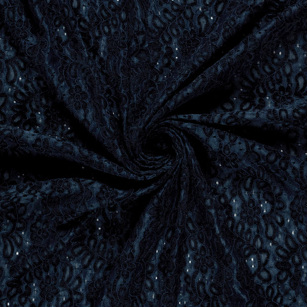 Chenille fabric Navy 