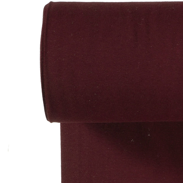 Bord Cote tissu Unicolore Bordeaux