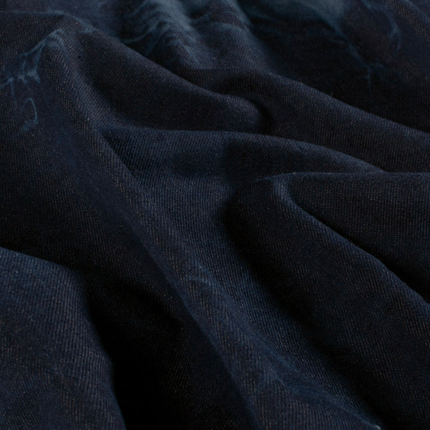 Jeans tissu Abstrait Indigo