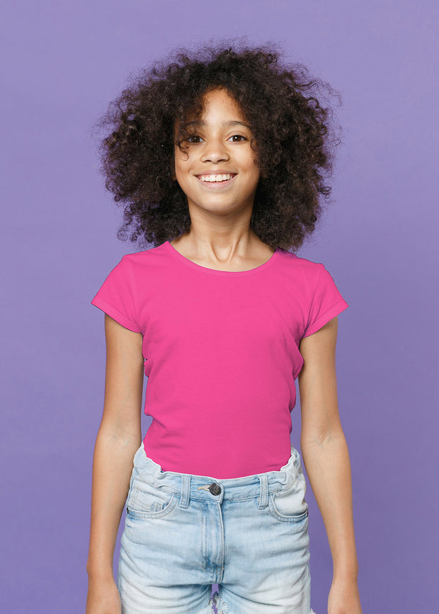 Bambus Jersey fabrik Uni Fuchsia
