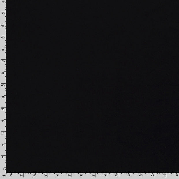 Jersey fabric Unicolour Black