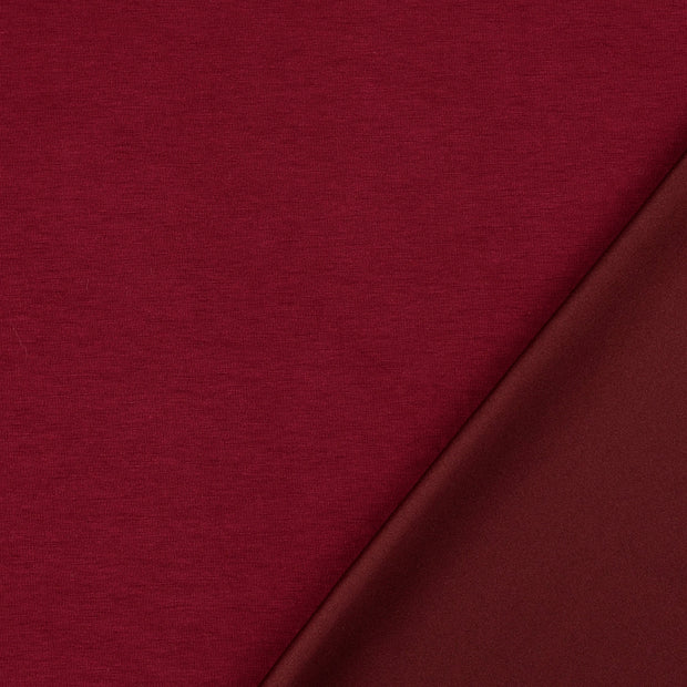 Heavy Knit tissu bordeaux peint 