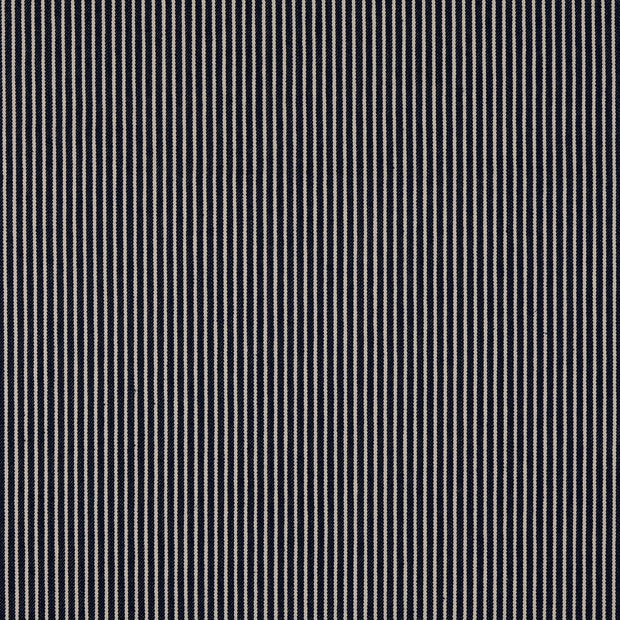 Denim fabric Stripes Navy
