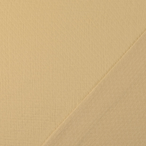 Popeline de Coton tissu Nude fil teint 