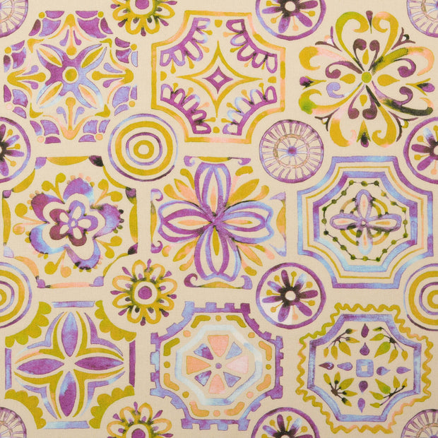 cretonne fabric Patchwork Lila