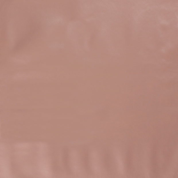 Imitation cuir tissu Vieux rose texturé 