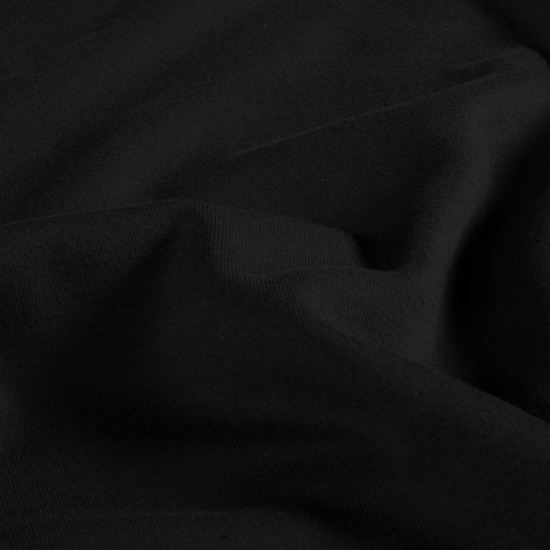 Jersey fabric Unicolour Black