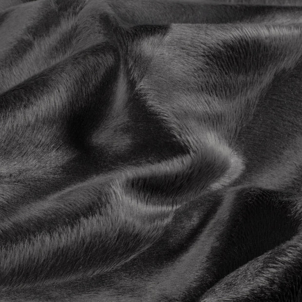 Velours tissu Unicolore Gris foncé