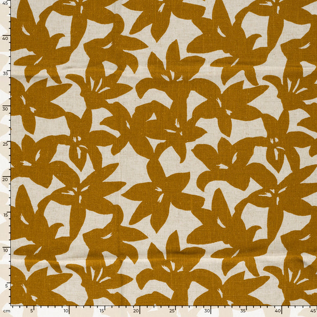 fabric Flowers Oker